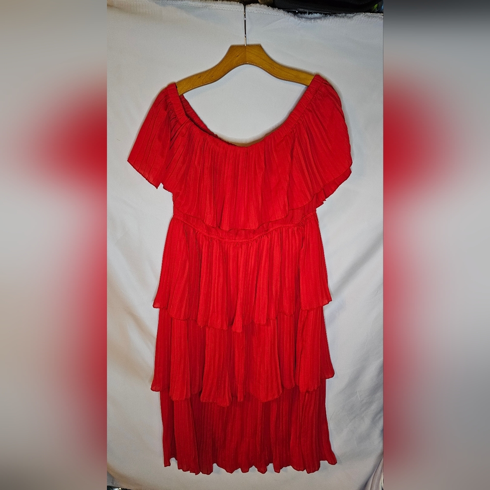 Red Layered Dress